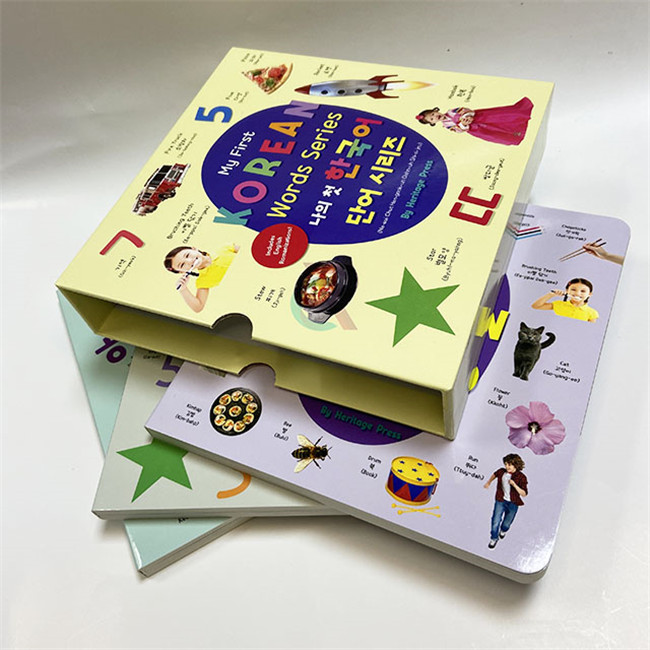 Dětské děti Board Book Box Set Printing Service